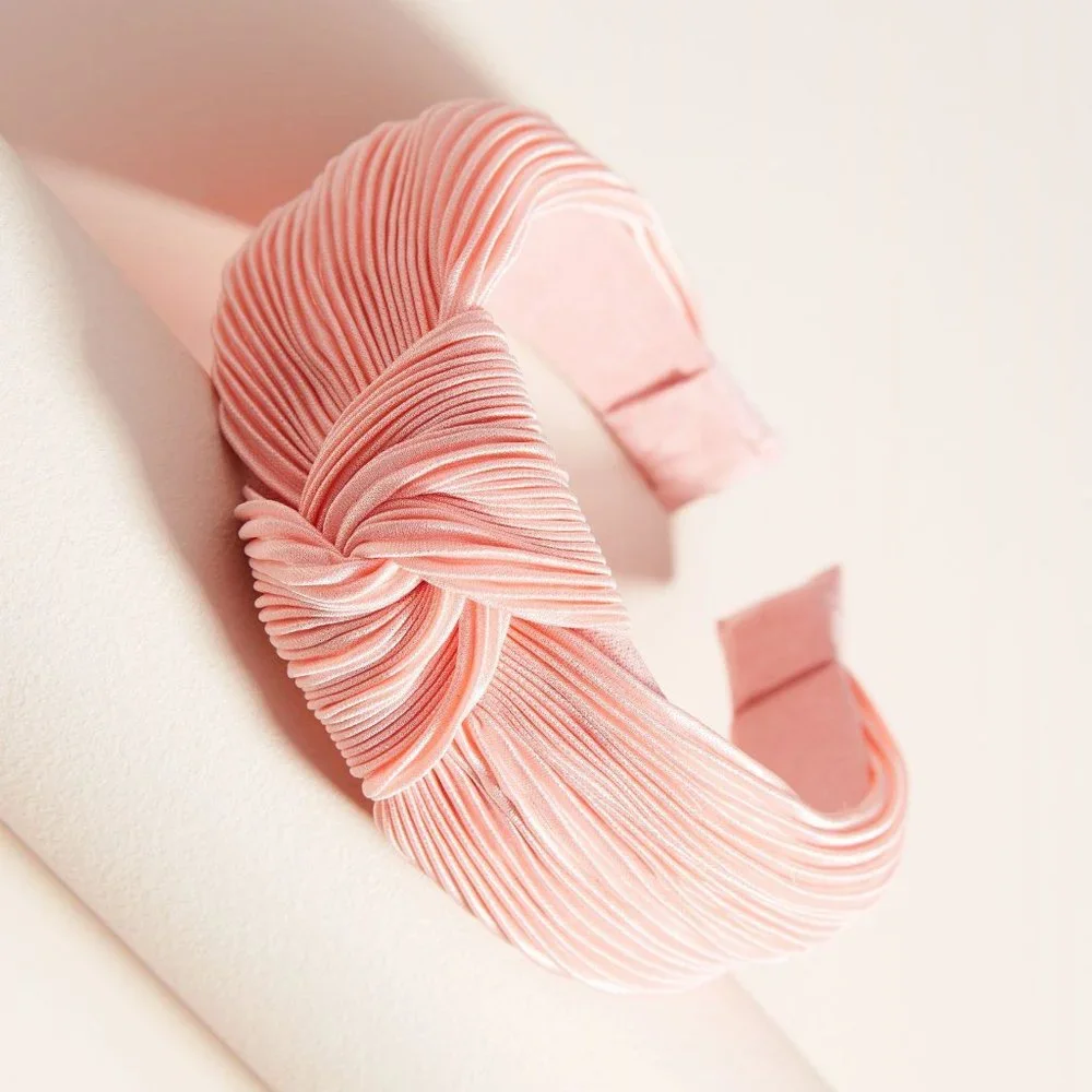 🌷 NEW Anthropologie Pink Peach Pia Knotted Headband